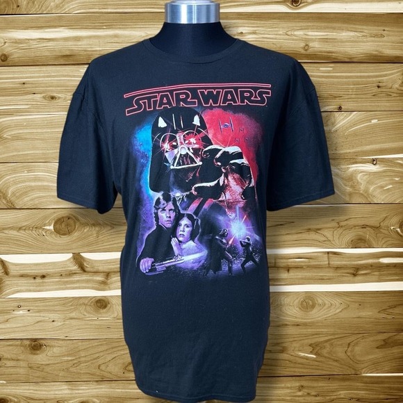 Star Wars Men's Graphic T-Shirt Darth Vader Luke‎ Leia size XL - New with Tags - Picture 1 of 5